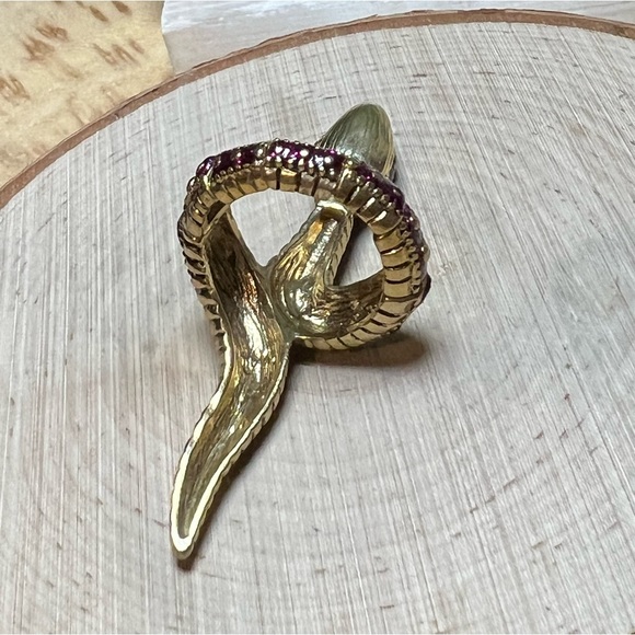 VTG| Purple Rhinestones Snake Ring 💜✨ - Picture 8 of 9
